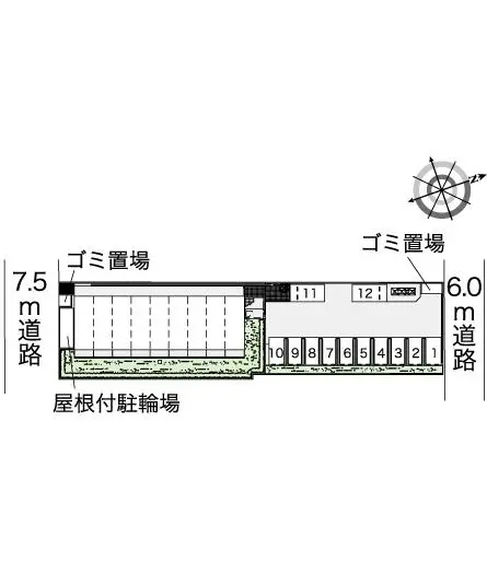 ★手数料０円★名古屋市中村区烏森町６丁目　月極駐車場（LP）